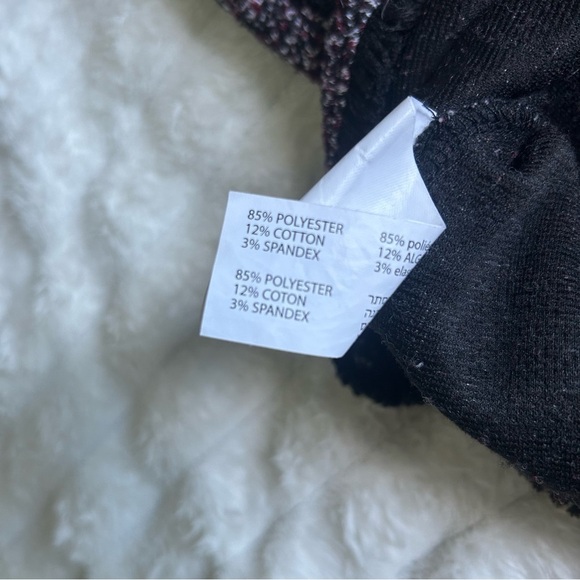 Dex The Suit Shop Black Speckled Sleeveless Office Attire Sleeveless Top - Picture 7 of 7